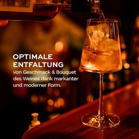 Stölzle Lausitz Bordeauxgläser Power 2er Set 650 ml – Hochwertige Weingläser ideal für Bordeaux – Moderne Bordeauxkelche aus Kristallglas für maximale Geschmacksentfaltung – Spülmaschinen- & Stoßfest