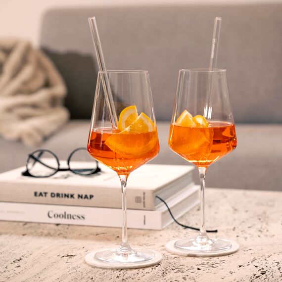 LEONARDO HOME Weißweingläser PUCCINI (6er Set) • Kratzfeste Weingläser (560 ml) • Spülmaschinenfest & Langlebig • Zeitlose Gläser für Weißwein • Modernes Design • Weißwein-Glas Puccini • 069553