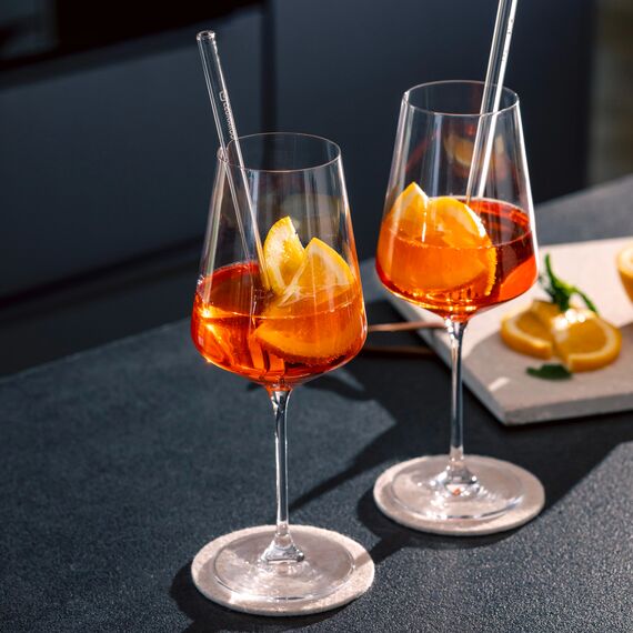 LEONARDO HOME Weißweingläser PUCCINI (6er Set) • Kratzfeste Weingläser (560 ml) • Spülmaschinenfest & Langlebig • Zeitlose Gläser für Weißwein • Modernes Design • Weißwein-Glas Puccini • 069553