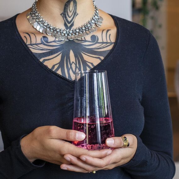 Stölzle Lausitz Longdrinkgläser Power 6er-Set 460ml – Elegante Highball Cocktail Gläser für Drinks, Wasser & Säfte – Hochwertige Longdrinkbecher aus Kristallglas – Spülmaschinen- & Stoßfest