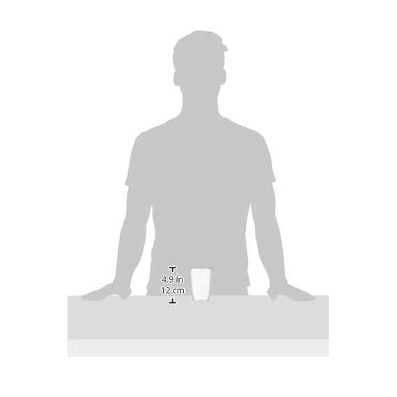 Heku 50 transparente Einweg-Trinkbecher 0,3l | Aus Polypropylen | Ideal für Partys und Veranstaltungen (Packung mit 4)