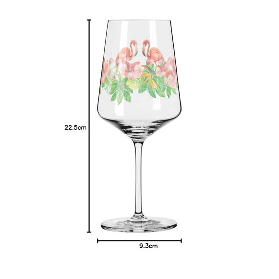 RITZENHOFF 3461005 Aperitifglas 500 ml - 2er Set - Serie Sommersonett Nr. 5, 2 Stück, Tier & Pflanze - Made in Germany