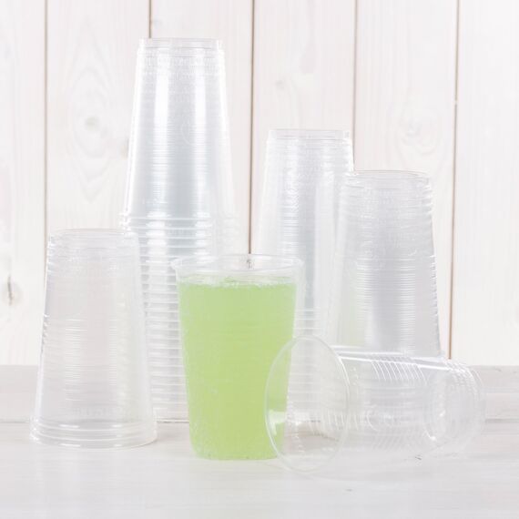 HEKU 50 transparente Einweg-Trinkbecher 0,3l | Aus Polypropylen | Ideal für Partys und Veranstaltungen