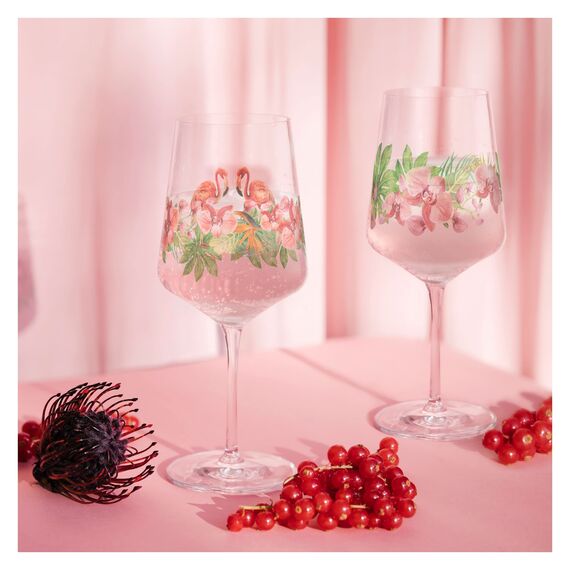 RITZENHOFF 3461005 Aperitifglas 500 ml - 2er Set - Serie Sommersonett Nr. 5, 2 Stück, Tier & Pflanze - Made in Germany