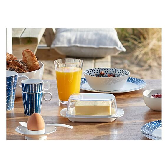 Mepal Butterdose - grey für 250 g Butter transparenter Deckel passt genau in die Kühlschranktüre spülmaschinenfest - Neue Version