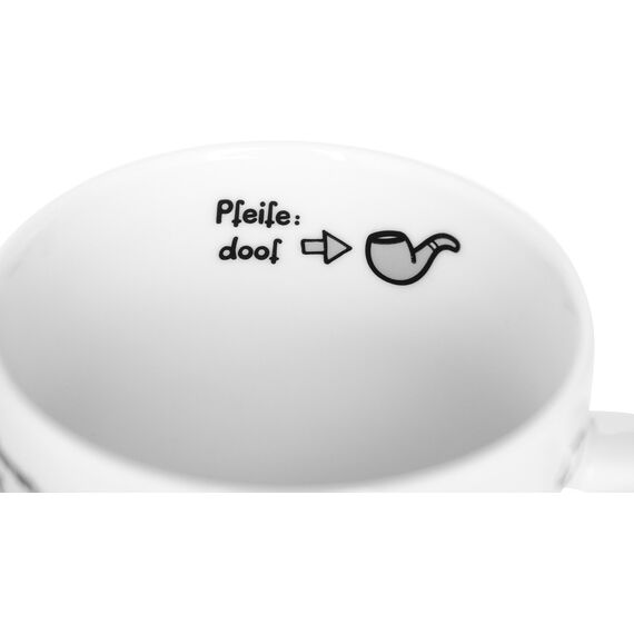 Sheepworld Tasse mit Motiv Ohne Opa ist alles doof | Porzellan, 45 cl, Becher für Kaffee und Tee | Geschenk für Opa, Geburtstag | 45136