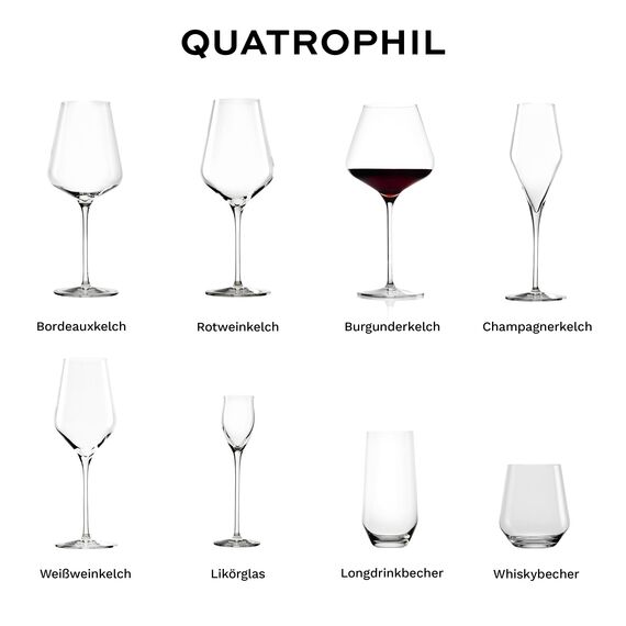 Stölzle Lausitz Burgundergläser Quatrophil 6er-Set 710ml – Elegante Rotweingläser ideal für Burgunder – Burgunderkelch aus Kristallglas für optimale Aromaentfaltung – Spülmaschinen- & Stoßfest