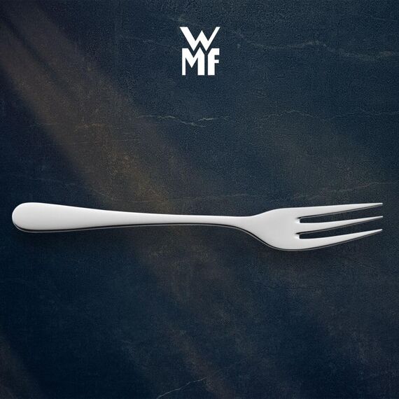 WMF Steakbesteck 12-teilig, Steakbesteck Set für 6 Personen, Steakmesser Set, Steakgabel, Cromargan Edelstahl poliert, Grillbesteck in Holzkiste