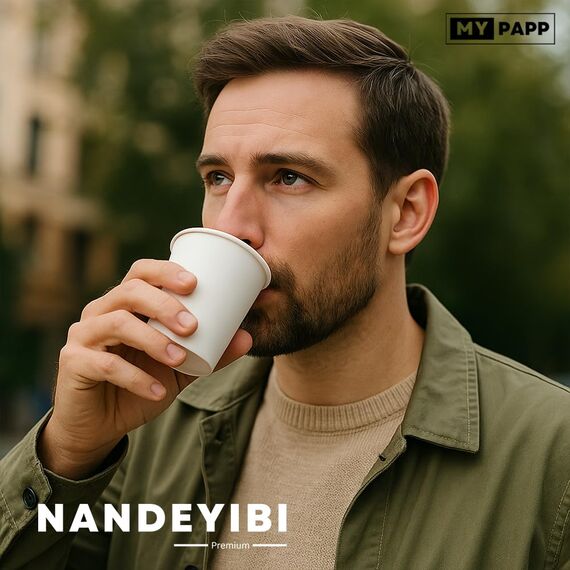 NANDEYIBI 200 Stk. Pappbecher weiß 200 ml - 8oz - Coffee to go | Einweg Kaffeebecher & Papierbecher, Partybecher, Bastelbecher | Trinkbecher für Heiß- & Kaltgetränke | Teebecher – Made in Germany