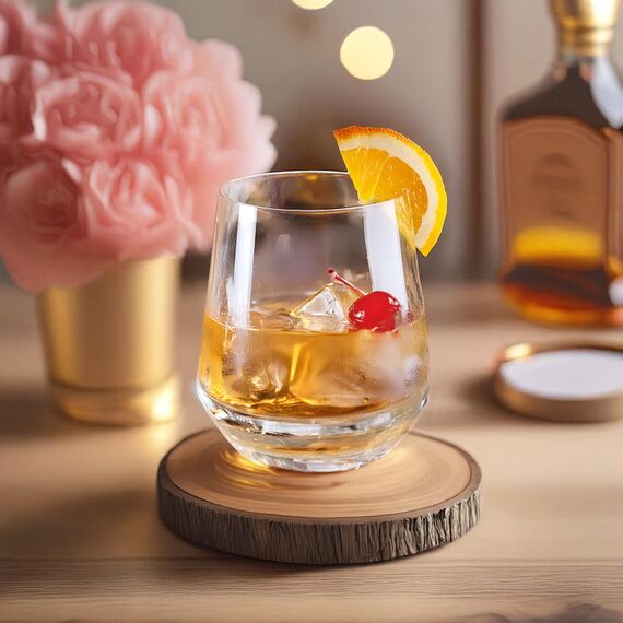 Stölzle Lausitz Quatrophil Whisky Gläser D.O.F. 6er-Set 470ml – Hochwertige Whiskybecher in zeitlosem Design – Whiskey Tumbler aus bleifreiem Kristallglas – Spülmaschinen- & Stoßfest, Made in Germany