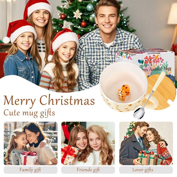 Geschenke Für Frauen Giraffe 3d Tasse Weihnachtsgeschenke Geburtstagsgeschenk Für Frauen Kaffeebecher Lustige Herbst Tassen Giraffen Weihnachten Geschenke Für Freundin Mädchen Schwester Ehefrau Mama