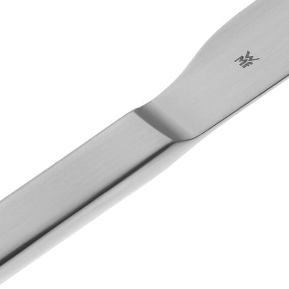 WMF Silk Besteck Set 12 Personen, Essbesteck 60 teilig, Monobloc-Messer, Cromargan Edelstahl mattiert, spülmaschinenfest