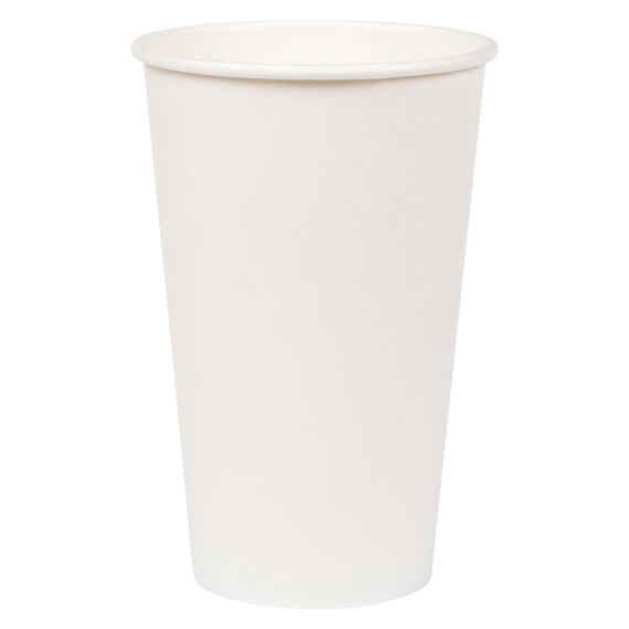 HEKU 50 weiße Pappbecher| Frischfaser mit Beschichtung | Umweltfreundlich & recyclingfähig | FSC-Zertifiziert | Für Heiß- und Kaltgetränke | Ideal für Veranstaltungen, Büros und Cafés, 0,4l