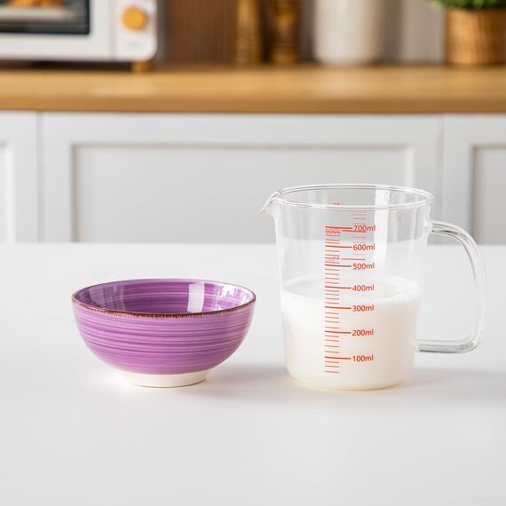 vancasso Bonita Kleine Schüsseln aus Keramik, 340 ml, 6 Stück, Mini-Dessert- und Dip-Schalen, 12,7 cm, Kinderschalen für Dip und Snacks, mikrowellengeeignet, mehrfarbig