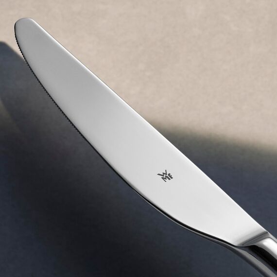WMF Philadelphia Besteck Set 12 Personen, Besteck 60 teilig, Monobloc-Messer, Cromargan Edelstahl poliert, glänzend, spülmaschinengeeignet