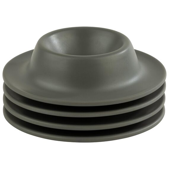 APS 85296 Eierbecher, 8,50 x 8,50, Höhe 4,50 cm, Melamin, grau