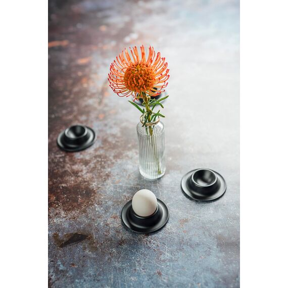 APS 83849 Eierbecher, 8,50 x 8,50, Höhe 4,50 cm, Melamin, schwarz