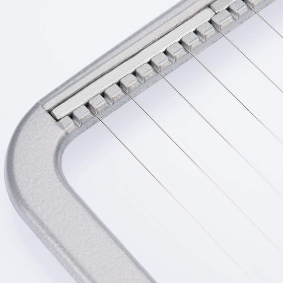 Westmark Butterteiler/-portionierer, Aluminium/Rostfreier Edelstahl, 25,8 x 11,5 x 1,3 cm, Portionetto, Grau, 32002260