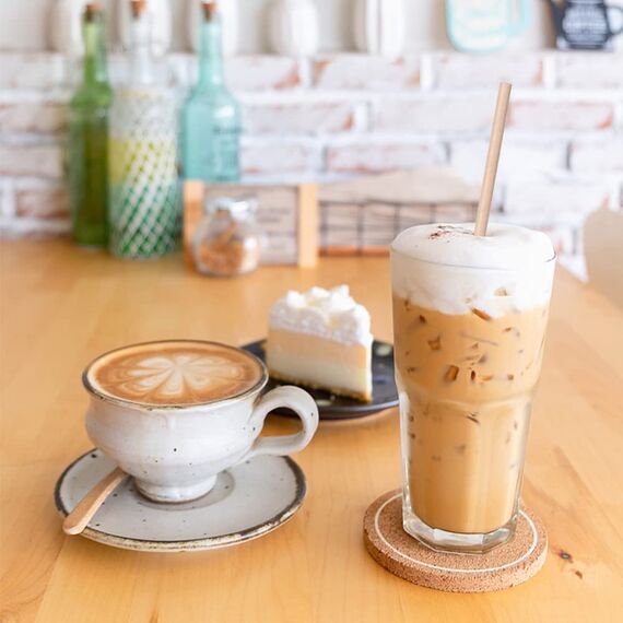 Vicloon Biologisch Abbaubare Strohhalme, Braun, Geeignet für Partys und Anlässe, 100 PCS