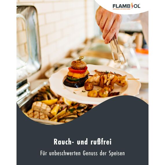 Höfer Chemie Firegel Brennpaste 24 x 200g - Zum Warmhalten von Speisen - Für Chafing Dish & Buffet - Aus Natürlichem Bioethanol - ca. 2,5 h Brenndauer