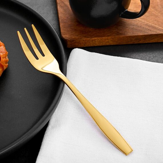 Kuchengabeln 12 Stück - Kleine Gabeln für Dessert & Kuchen - Hochwertige Edelstahl Kuchengabeln - Ideal für Dinnerpartys & Familienfeiern - Robustes Besteck Set von Marke 1