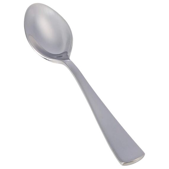 Amazon Basics - Kaffeelöffel aus Edelstahl, Gerades Design, 12er-Pack, Silber (Packung mit 2)