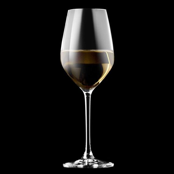 Krosno Kleine Weiß-Weingläser | Set von 6 | 200 ML | Splendour Kollektion | Perfekt für zu Hause, Restaurants und Partys | Spülmaschinenfest | Bleifreies Kristallglas