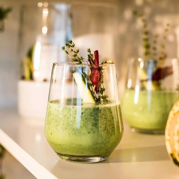 Krosno Wassergläser Saftgläser Whiskygläser Trinkgläser| Set von 6 | 400 ML | Splendour Kollektion | Hause Restaurants Partys | Geschenkidee Hochzeit Geburtstag Feier | Spülmaschinenfest |