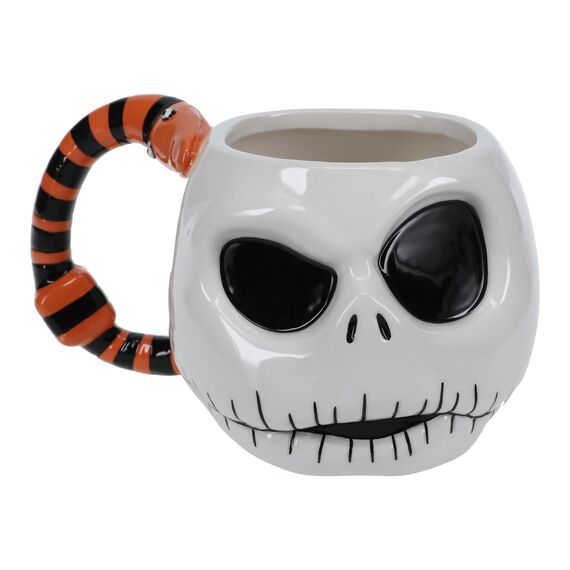 Jack Skellington Nightmare Before Christmas Tasse - Offiziell lizenziertes Disney Merchandise, Sammelbecher, Geschenk für Weihnachten oder Halloween, 400 ml (13 Fl Oz)