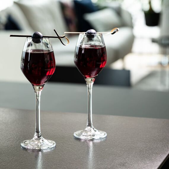 Krosno Grappa-gläser Schnaps-gläser Likör-gläser Glas | 6-teiliges Set | 60 ml | Splendour Kollektion | Wodka-Gläser | Für Zuhause, Restaurants & Partys | Spülmaschinenfest | Bleifreies Kristallglas