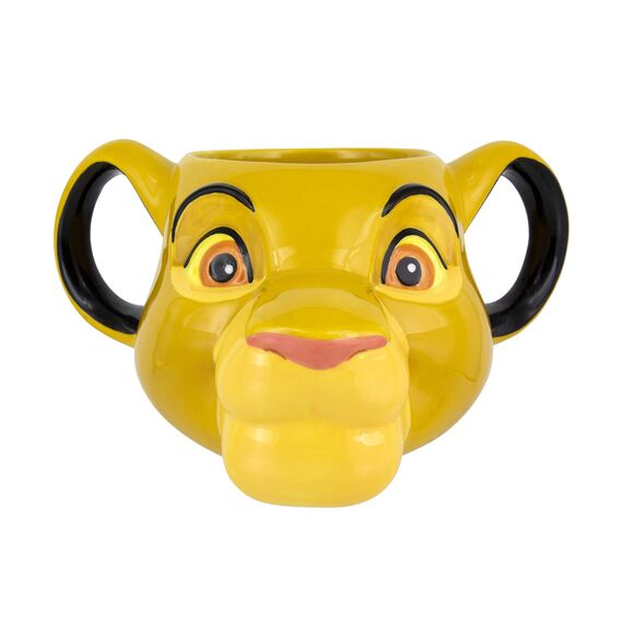 Simba Tassenform - Offiziell lizenziertes Der König der Löwen-Merchandise, Keramiktasse, Geschenk für Disney-Fans, 500 ml (17 Fl Oz)