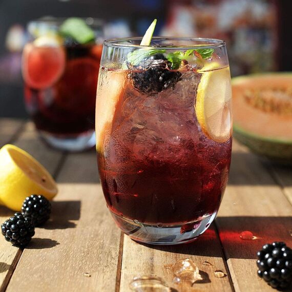 Krosno Wassergläser Saftgläser Trinkgläser | Set von 6 | 360 ML | Elite Kollektion | Perfekt für zu Hause, Restaurants und Partys | Spülmaschinenfest