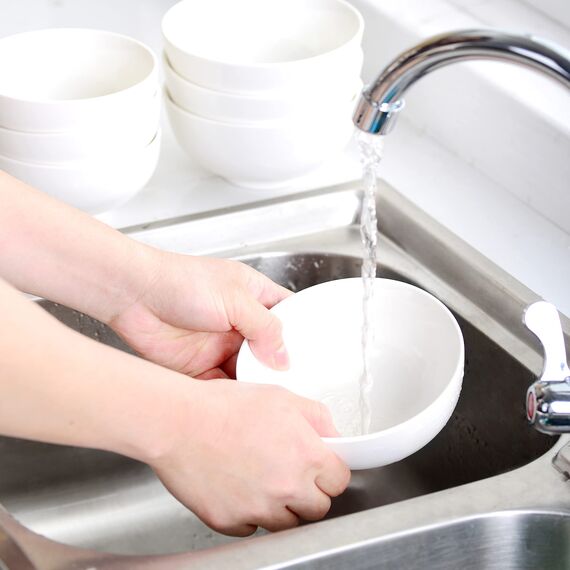 MALACASA, Serie Regular, 8er Set Müslischale Set Suppenschale 5"/12,5 * 12,5 * 6,5/440ml Porzellan Schalen Schüssel Reisschüssel Cremeweiß