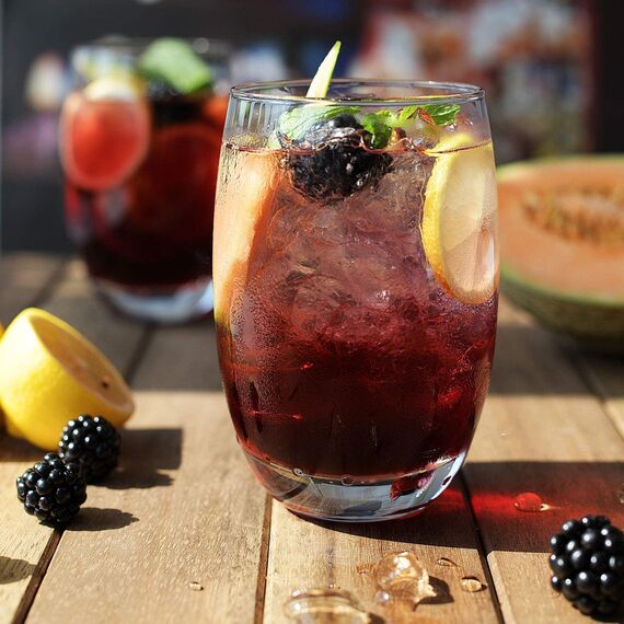 Krosno Wasserglas Highball Saft, 360 ml, Elite-Kollektion, perfekt für Zuhause, Restaurants, Partys, spülmaschinenfest, 12 Stück