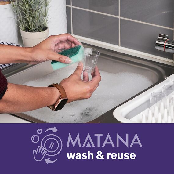 MATANA 1000 Schnapsgläser aus Plastik, Transparent 3cl - Pinnchen Kunststoff, Shotgläser, Shot Becher, Schnapsbecher, Plastikbecher - Party Zubehör - Stabil & Mehrweg