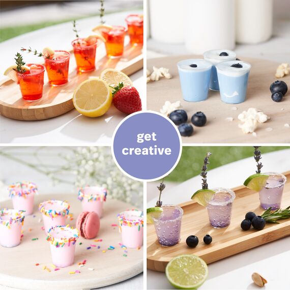 MATANA 60 Schnapsgläser aus Plastik, Transparent 3cl - Pinnchen Kunststoff, Shotgläser, Shot Becher, Schnapsbecher, Plastikbecher - Party Zubehör - Stabil & Mehrweg