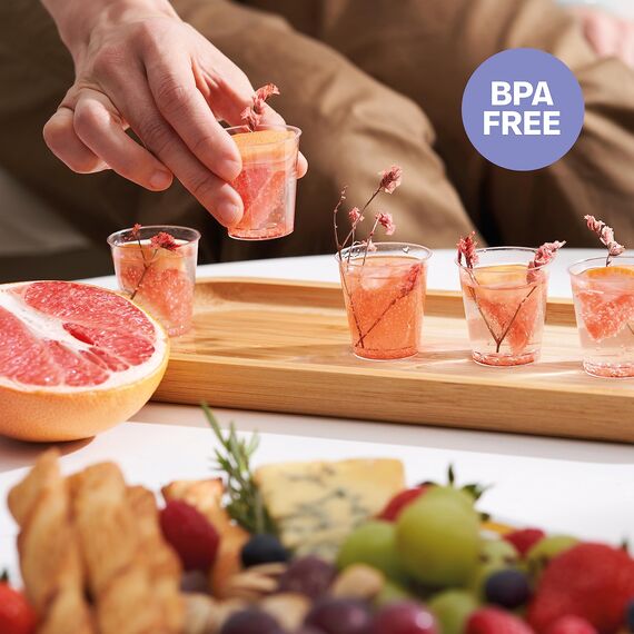 MATANA 300 Shotgläser Plastik, Schnapsgläser (3cl) - Shot Becher, Schnapsbecher, Plastik Pinnchen, Schnaps Becher, Shotbecher - Party Zubehör - Stabil & Mehrweg