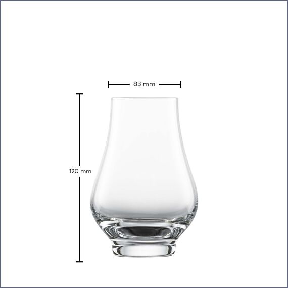 SCHOTT ZWIESEL Whisky Nosing Tumbler Bar Special (4er-Set), spezielle Nosing Gläser für Whisky, spülmaschinenfeste Tritan-Kristallgläser, Made in Germany (Art.-Nr. 130000)