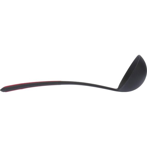 Westmark 29562270 Suppenkelle "Gallant", PA/TPE, schwarz/rot, 31,5 x 9,2 x 8,3 cm