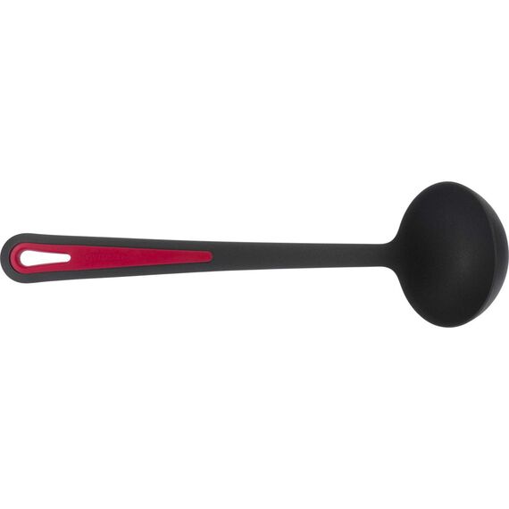 Westmark 29562270 Suppenkelle "Gallant", PA/TPE, schwarz/rot, 31,5 x 9,2 x 8,3 cm