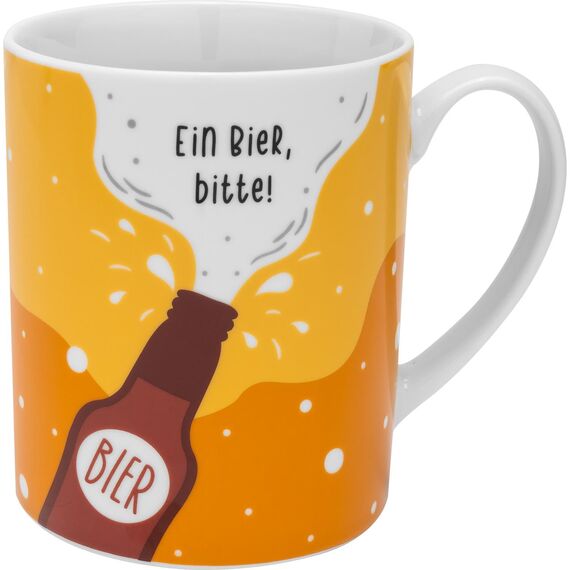 GRUSS & CO XL-Tasse Motiv "Bitte" | lustige Kaffeetasse, Porzellan, großer Becher 60 cl | Männergeschenk, Partygeschenk | 48970