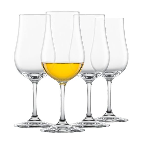 SCHOTT ZWIESEL Whisky Tasting Glas Bar Special (4er-Set), spezielle Nosing Gläser für Whisky, spülmaschinenfeste Tritan-Kristallgläser, Made in Germany (Art.-Nr. 130001), Kristall