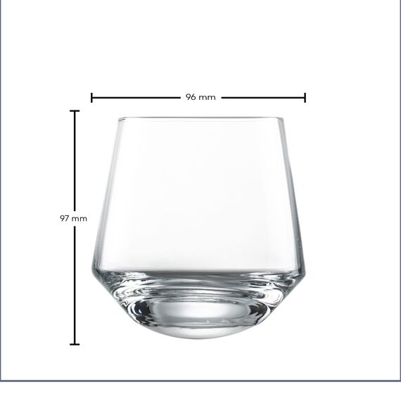 SCHOTT ZWIESEL Dancing Tumbler Bar Special (4er-Set), Cocktailglas mit Rundboden, spülmaschinenfeste Tritan-Kristallgläser, Made in Germany (Art.-Nr. 123629)