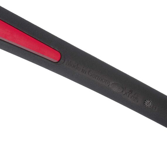 Westmark Suppenkelle/Schöpflöffel, Hitzebeständig bis 270 °C, PPA, Länge: 31,5 cm, Gallant Plus, Schwarz/Rot, 29562275