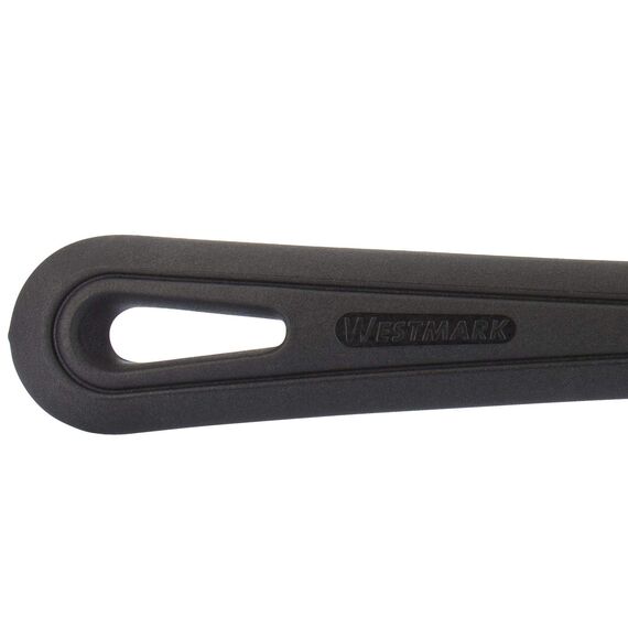 Westmark Suppenkelle/Schöpflöffel, Hitzebeständig bis 270 °C, PPA, Länge: 31,5 cm, Gentle Plus, Schwarz, 28562275