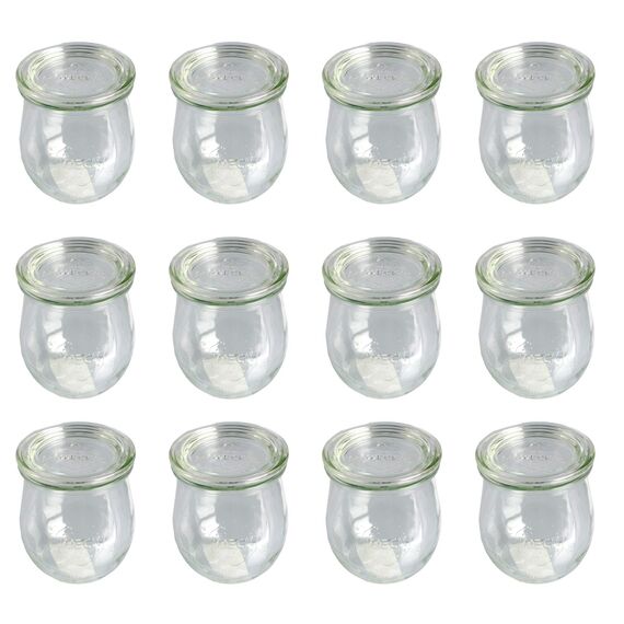 Weck - Glas in Mini-Tulpenform 220 ml - 12-teilig/1St