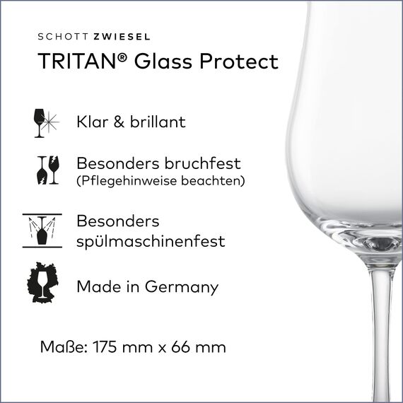 SCHOTT ZWIESEL Whisky Tasting Glas Bar Special (4er-Set), spezielle Nosing Gläser für Whisky, spülmaschinenfeste Tritan-Kristallgläser, Made in Germany (Art.-Nr. 130001), Kristall