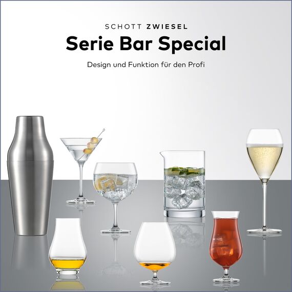 SCHOTT ZWIESEL Whisky Nosing Tumbler Bar Special (4er-Set), spezielle Nosing Gläser für Whisky, spülmaschinenfeste Tritan-Kristallgläser, Made in Germany (Art.-Nr. 130000)