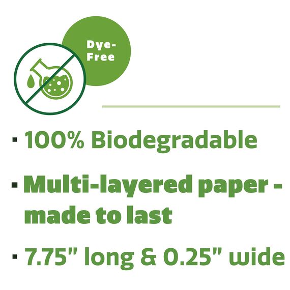 Comfy Package [200 Stück] Kraft-Papierstrohhalme, 100% biologisch abbaubar & tintenfrei – Strohhalme zum Trinken und für Bastelarbeiten.