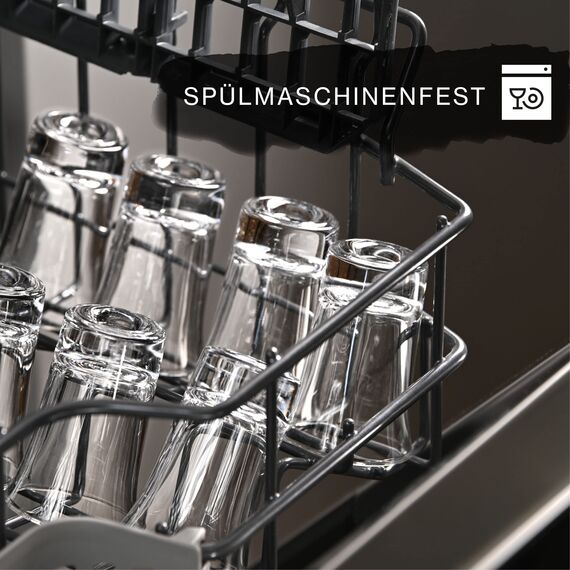 Praknu 12 Schnapsgläser aus Glas 4cl - Spülmaschinenfest - Standfest dank dickem Boden - Shotgläser für jede Party